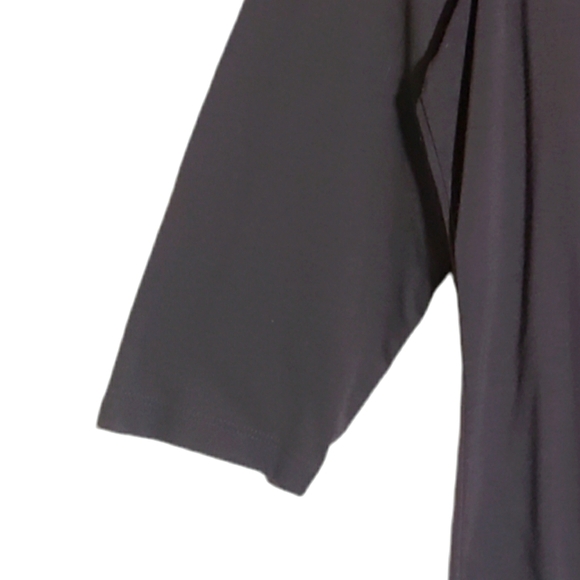 Tara Ryan women's XL gathered front v-neck polyester pullover top. 5091 - Picture 3 of 4